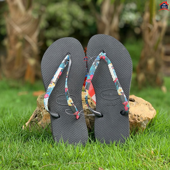 Dép Havaianas nữ slim tropical straps sandal