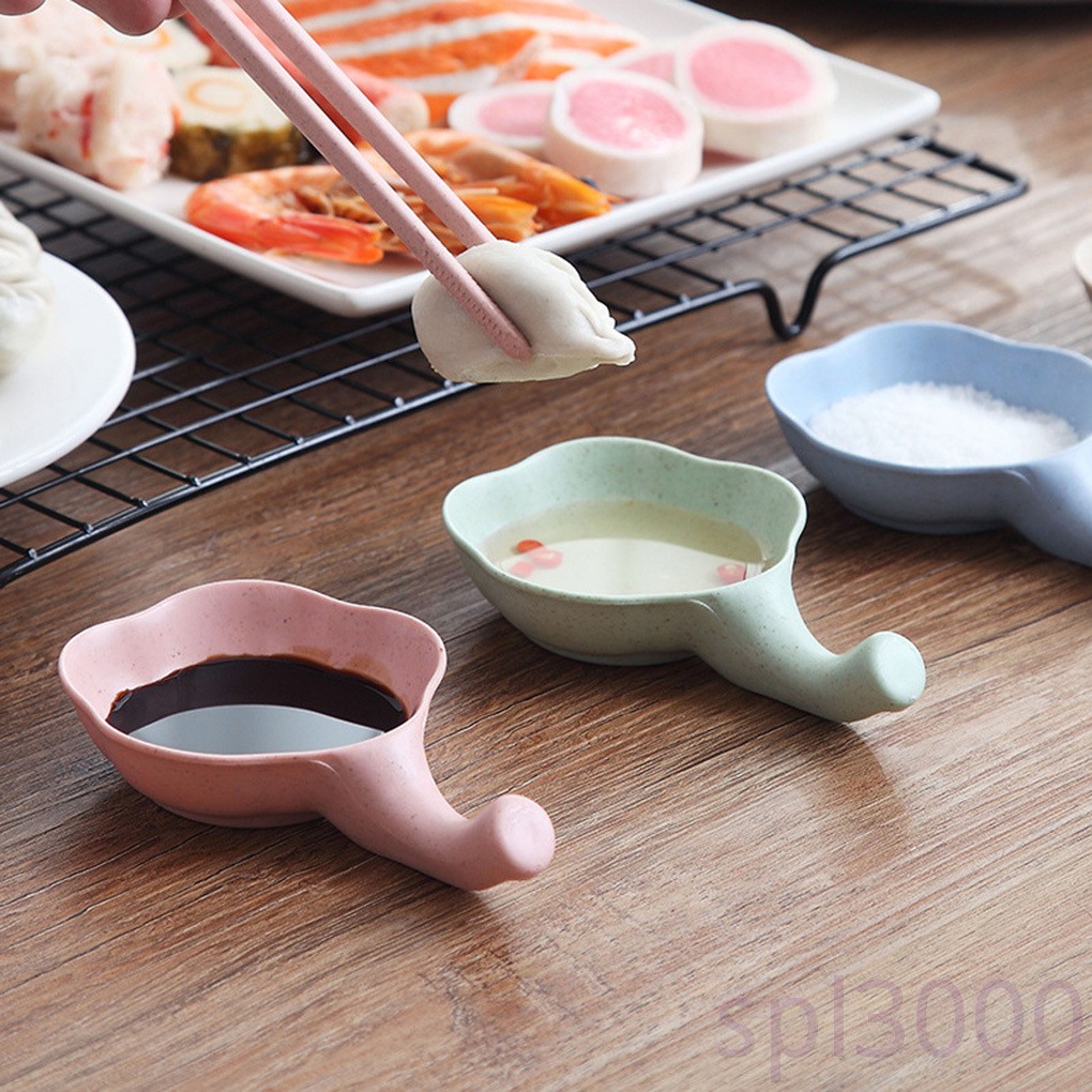Set 4 Chén Đựng Nước Chấm Bằng Chất Liệu Lúa Mạch