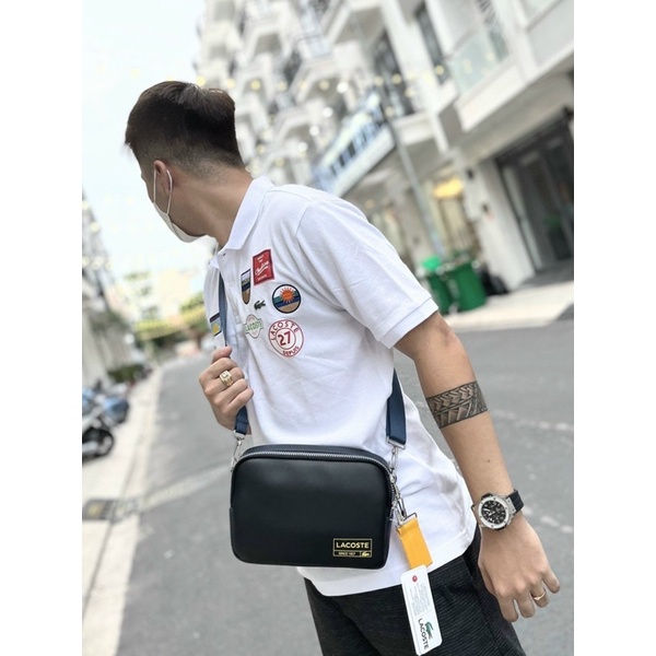 Túi đeo chéo Nam Hàn Quốc Túi Ngang Đựng Ipad Yan.kees Chất Polyester chống nước chống sốc Bảo Hành Trọn Đời Khóa Kéo