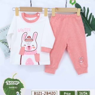 [SỢI TRE] Bộ cài vai dài tay JUDOBY (6-24m)