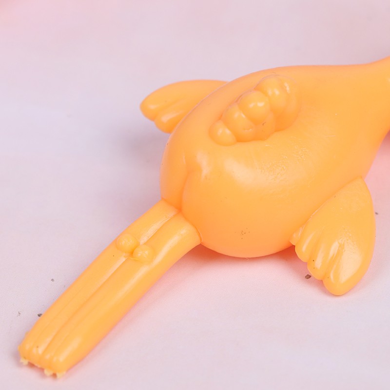 Đồ chơi cao su co dãn hình chú gà độc đáo