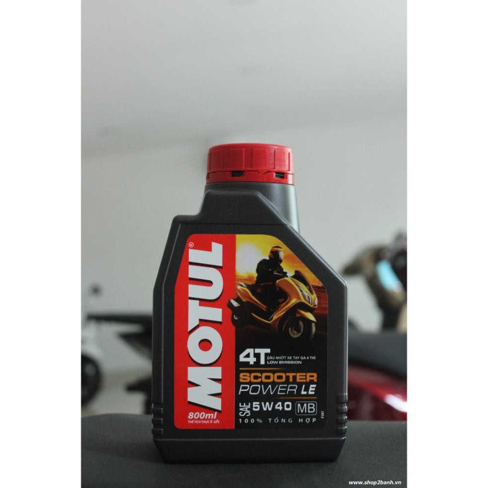 Nhớt xe tay ga Motul Scooter Power LE 5W40