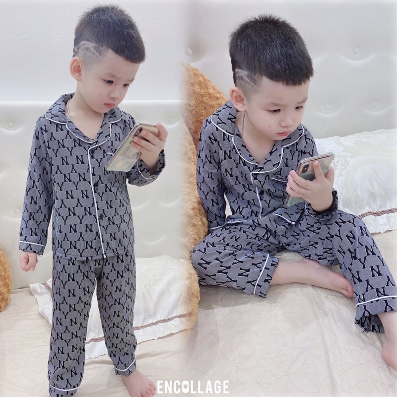 SIZE 20-32kg: bộ pijama lụa tuyết mềm đẹp cho bé trai bé gái - BPLT