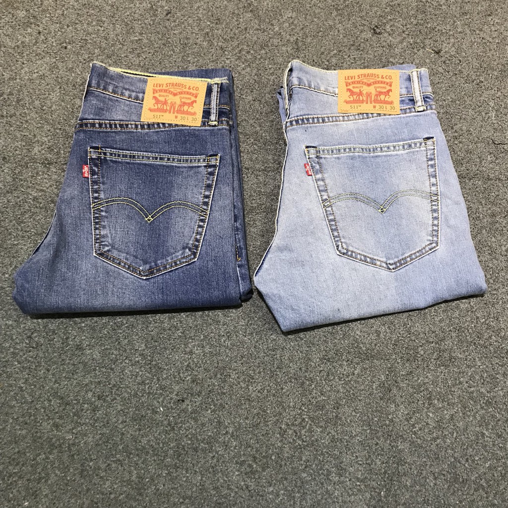 quần jean nam ống côn hàng hiệu levis 511 cambodia