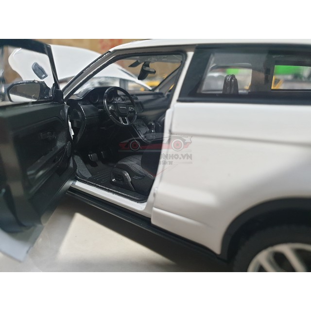 Xe mô hình Range Rover Evoque, tỉ lệ 1:24, màu trắng