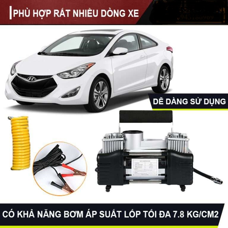 [Mã LIFEAU5SALE giảm 20k đơn 50k] Bơm lốp ô tô chuyên dụng - Máy bơm xe hơi