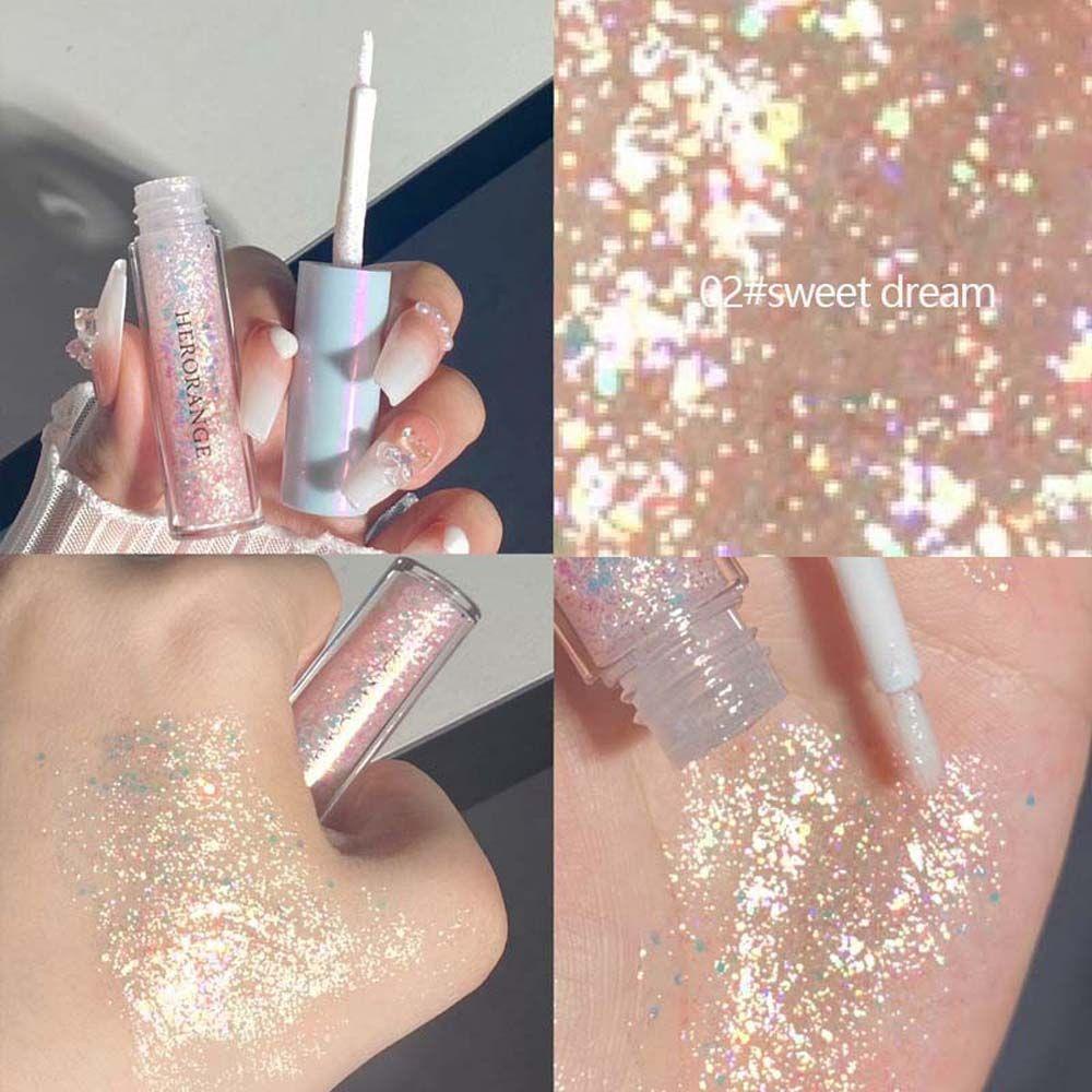 Phấn Mắt Dạng Lỏng Mau Khô Cho Nữ|Phấn Mắt Dạng Lỏng Ánh Nhũ Lấp Lánh Lên Màu Cực Chuẩn