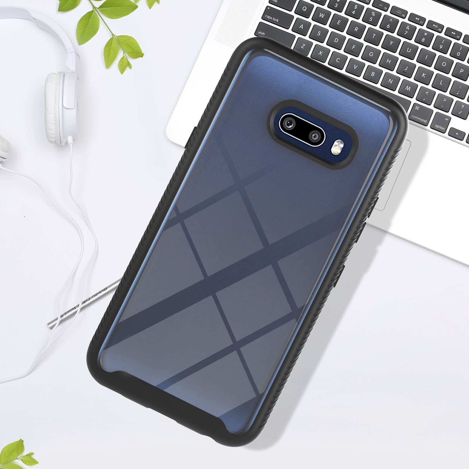 Ốp điện thoại mỏng vỏ giáp sang trọng thời trang có khung trước chống va đập cho LG G8x ThinQ LG V50s ThinQ