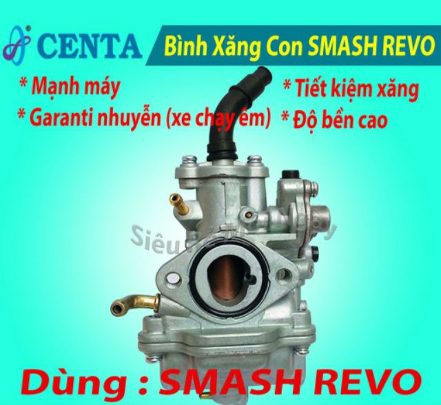 Bình Xăng Con Suzuki Smash Revo 110cc Hiệu Centa Chính hãng