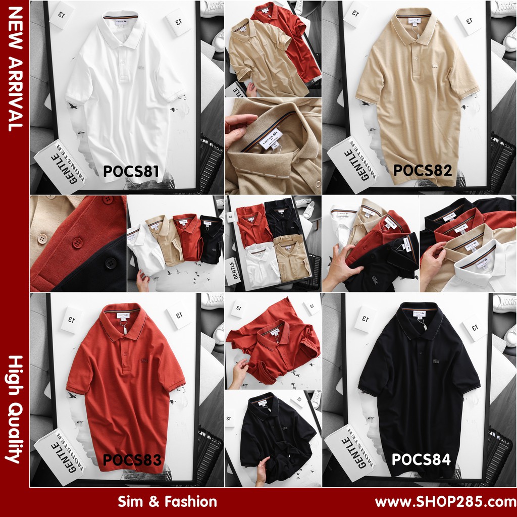Áo polo có cổ xịn  đẹp chất lượng 4 màu cực đẹpáo có cổ thời trang viền cổ và tay [𝐅𝐑𝐄𝐄 𝐒𝐇𝐈𝐏] ❤️ POCS8