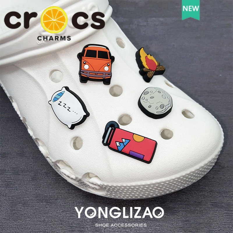 Phụ Kiện Hạt Charm Giày Crocs Thời Trang DIY Dành Cho Cắm Trại