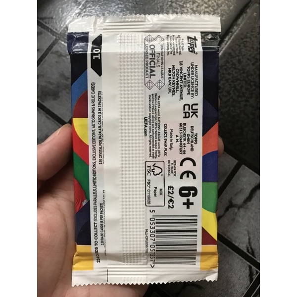 Thẻ cầu thủ Match Attax 101 2022 Pack 10 thẻ