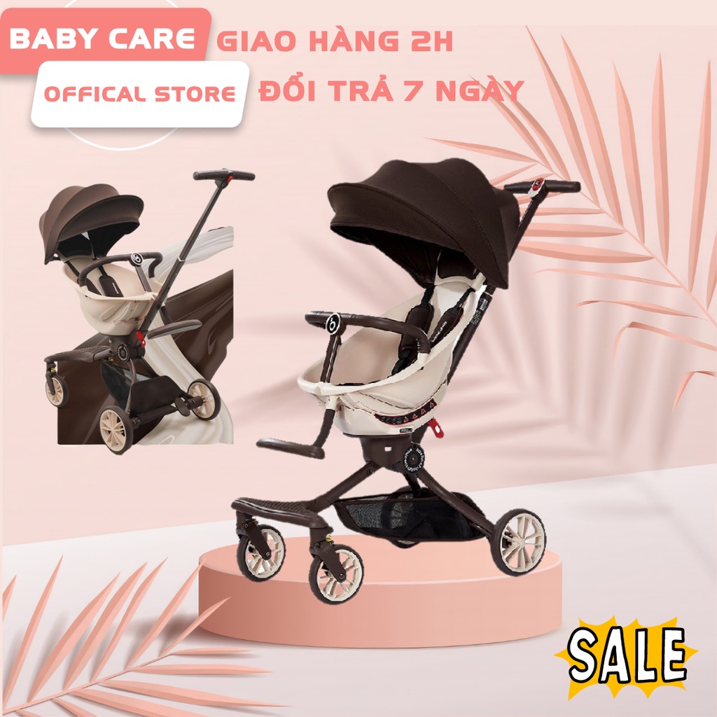 Xe đẩy 2 chiều dạo chơi gấp gọn Baobaohao V18 hàng chính hãng Bảo hành 12 tháng