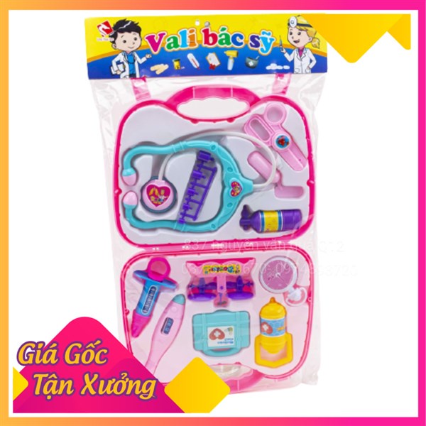 Đồ chơi khay Vali bác sĩ nhiều chi tiết cho bé thích làm bác sỹ, khám bệnh LT503-08