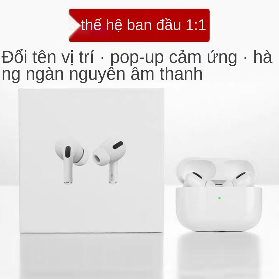 Tai nghe bluetooth không dây thế hệ thứ ba Huaqiangbei lưới màu đen được đổi tên thành nút định vị giảm tiếng ồn đa