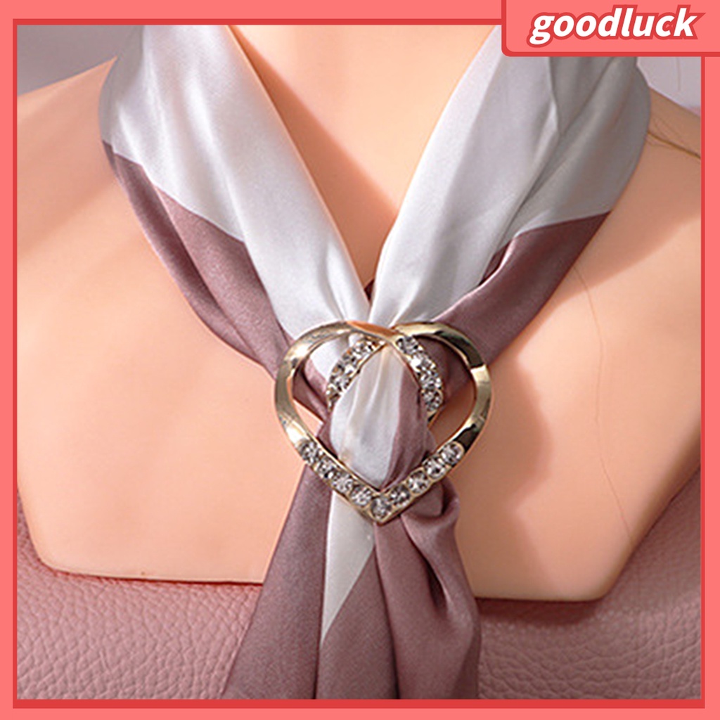 Goodluck| Kẹp Giữ Áo Khoác Cardigan Trang Trí Hình Trái Tim