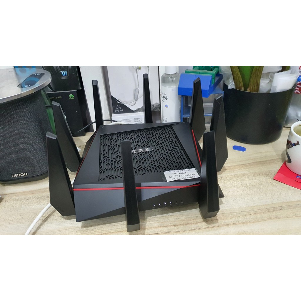 Router bộ phát wifi Asus RT-AC5300, chuẩn AC 5300Mbps