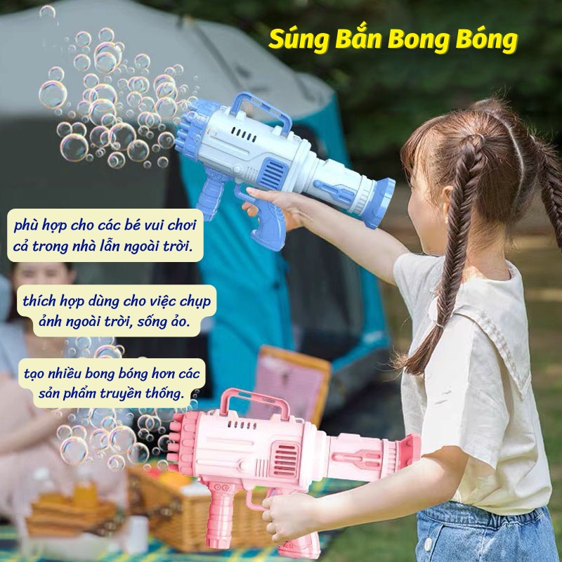 Súng Bắn Bong Bóng Súng Đồ Chơi Cho Trẻ Em Siêu Hot 2022 Titan.st