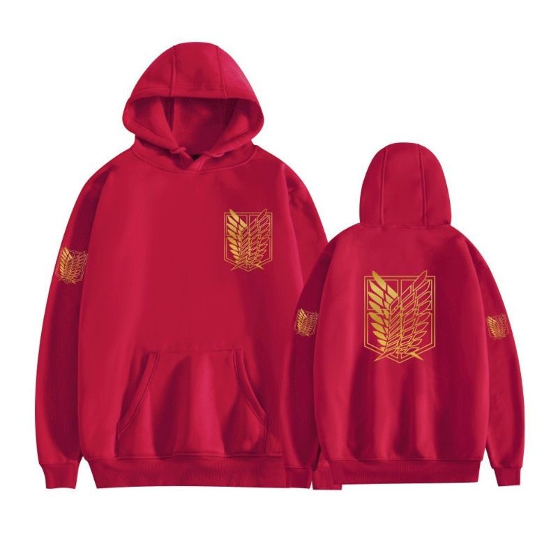 ( Mẫu Mới) Áo Hoodie Dài Tau Hoạt Hình Anime Attack On Titan Nam Nữ Unisex | WebRaoVat - webraovat.net.vn