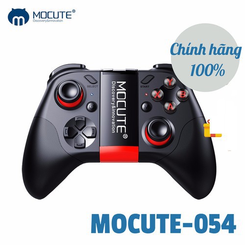 Tay cầm chơi game không dây MOCUTE-054,kết nối bluetooth,Đen, hỗ trợ Android/IOS/Windows- Xgamingstore