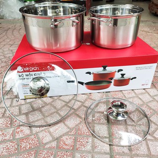 BỘ 2 NỒI INOX ELMICH EDA-05S2