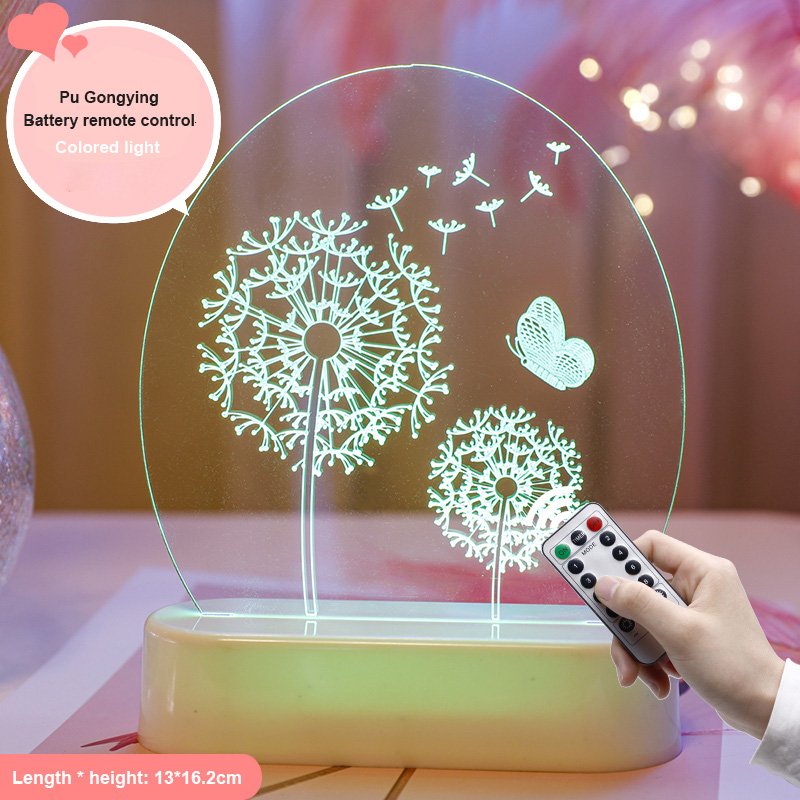 Đèn Lồng Led 3d Hình Trái Tim / Chữ Love Trang Trí Phòng