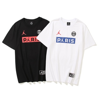 Áo Thun Thể Thao Cotton Tay Ngắn In Hình Jordan 232 Thời Trang Cho Cặp Đôi