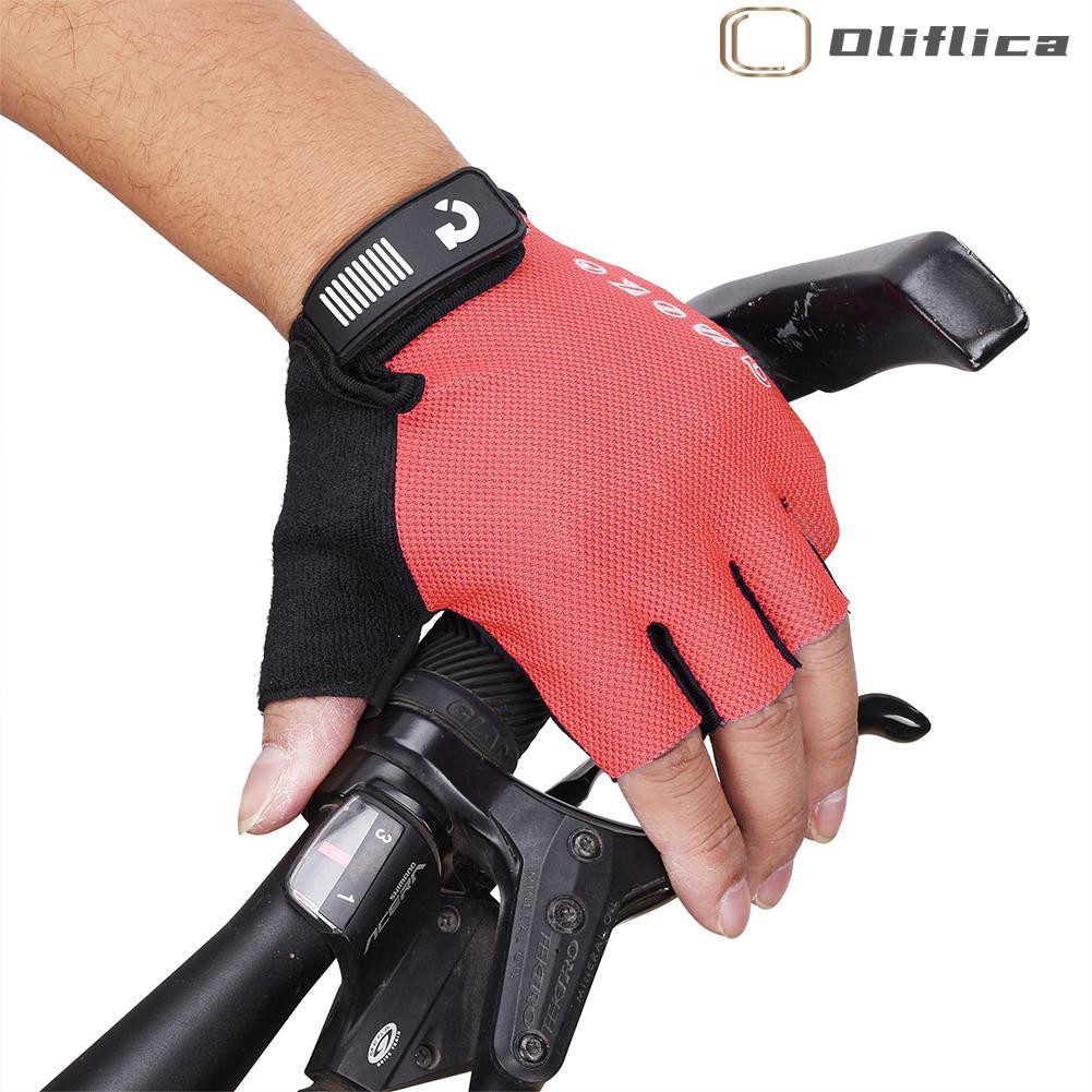 Găng Tay Nửa Ngón Chống Trượt Chống Sốc Thoáng Khí Cho Nam Và Nữ