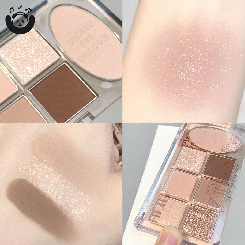 Bảng Phấn Mắt 7 Màu Sắc Tông Lì / Hiệu Ứng Ngọc Trai / Cà Phê /