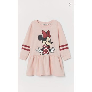 VÁY H&M MICKEY HỒNG (1-6Y)