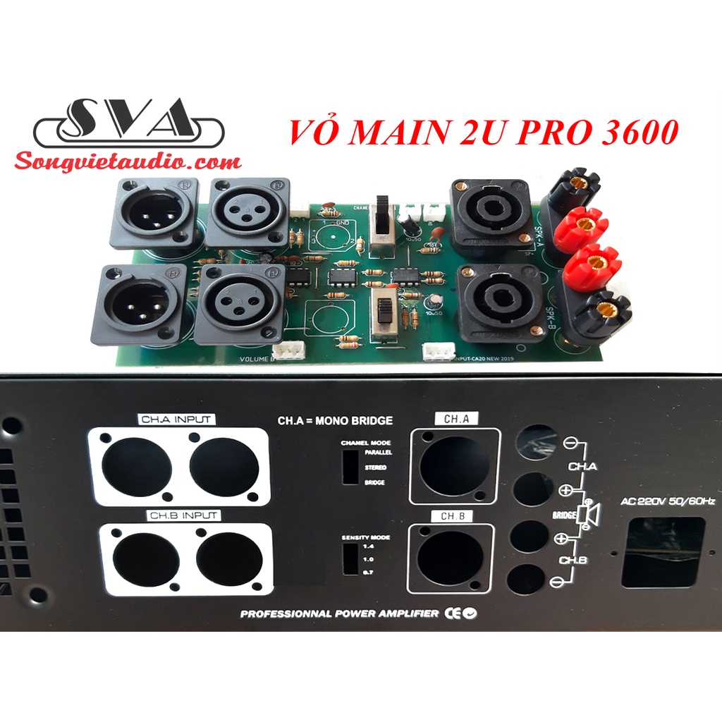  VỎ MAIN, VỎ CỤC ĐẨY SIZE 2u Pro3600 new 2020