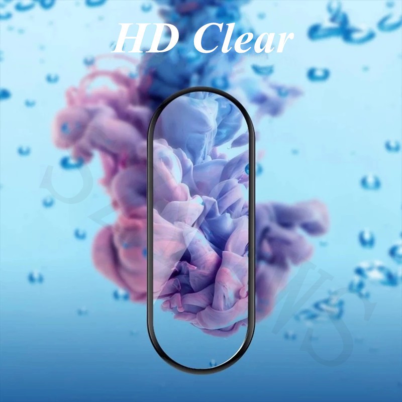 Kính Cường Lực Cong 3D Bảo Vệ Màn Hình Đồng Hồ Thông Minh Xiaomi Band 8 7 6 5 Mi Band8 7 6 5