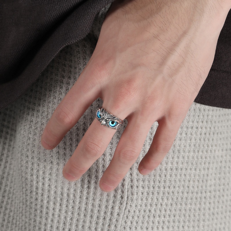 Nhẫn hình chim cú thời trang sang trọng cổ điển có thể điều chỉnh kích cỡ 19A1742