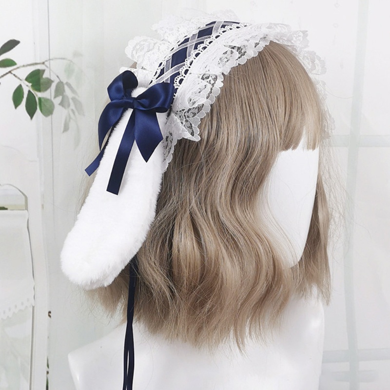Băng đô cài tóc hình tai thỏ phong cách Lolita Nhật Bản đáng yêu 10MK | BigBuy360 - bigbuy360.vn