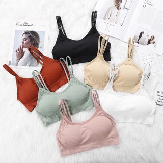 Áo bra 4 DÂY CHỮ nhiều màu chất đẹp - SCXAL25