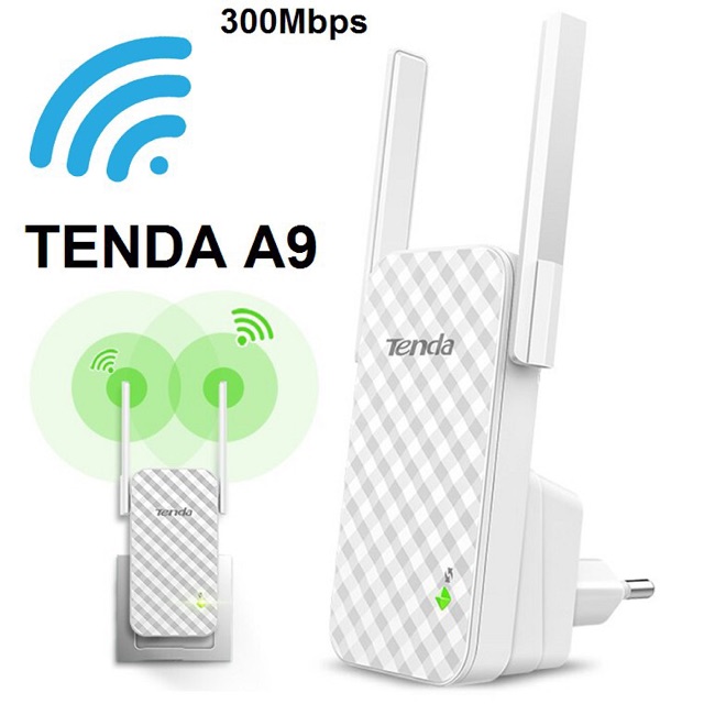 [Mã SRJULY1619 giảm 15K đơn 50K] Bộ Thu Phát Wifi Tenda A9 300Mbp | BigBuy360 - bigbuy360.vn
