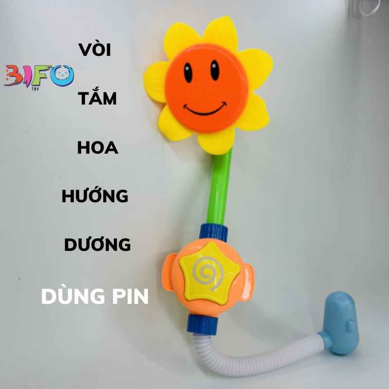 Đồ chơi vòi sen tắm hoa hướng dương, đồ chơi nhà tắm bé thích mê