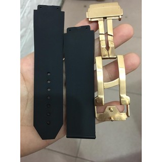 Combo dây và khóa hublot nam mặt size 42mm , dây size 19-25-22(kèm tô vit thay dây hublot)