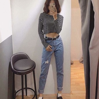 Croptop sọc hot hit