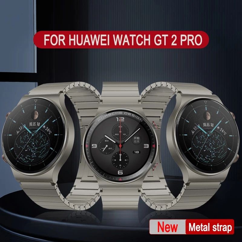 Dây đồng hồ Huawei Watch GT2Pro Smart Watch Dây đeo thép không gỉ khóa bướm 22mm