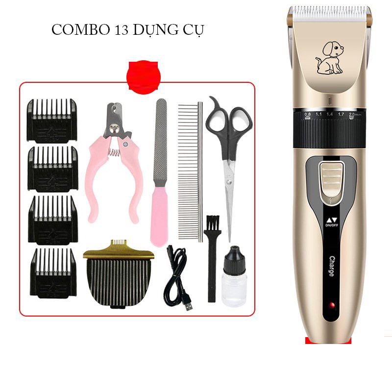 Tông đơ cắt lông Clipper chó mèo,cạo lông chó,lông mèo nhập khẩu cao cấp CANDYPETS TĐ01
