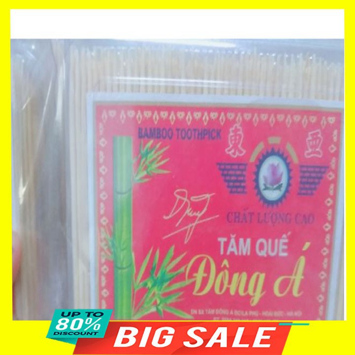 [ Flash Sale ] Combo 2 hộp tăm xỉa răng Đông Á tăm cay thơm mùi quế