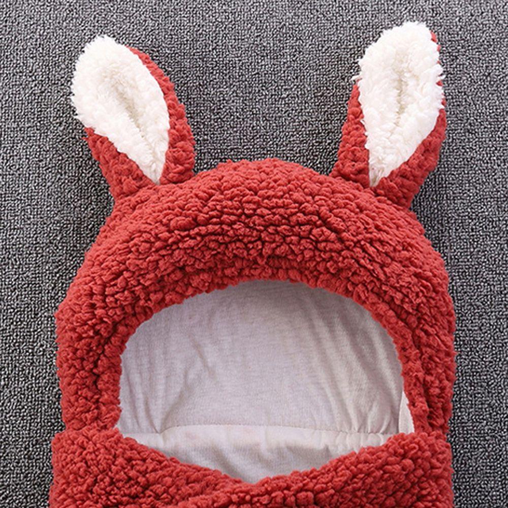 Chăn Quấn Dày Dặn Giữ Ấm Tai Thỏ Dành Cho Bé Sơ Sinh