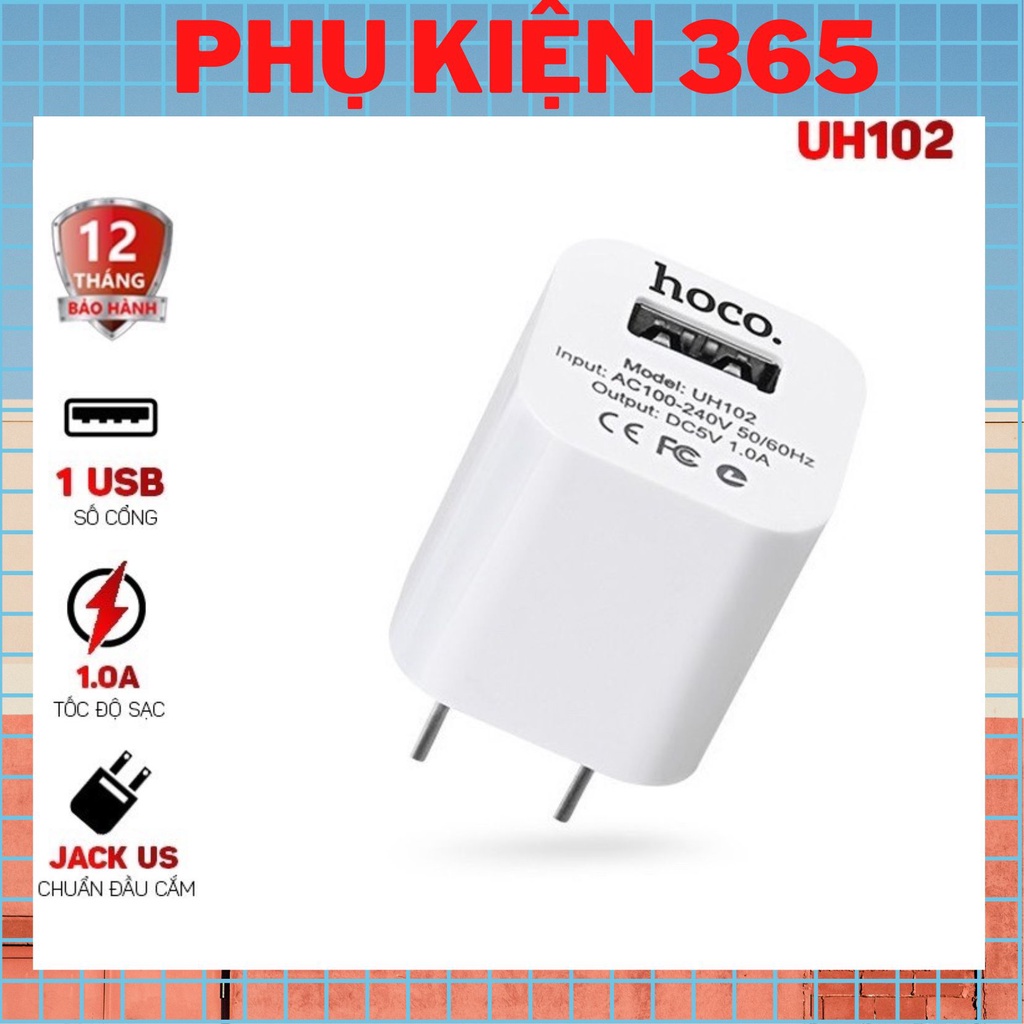 Củ sạc UH102 Chính Hãng Hỗ trợ sạc nhanh Cho Pin Dự Phòng Cáp Sạc Tai nghe Bluetooth i12 Awifi Case - L2-4