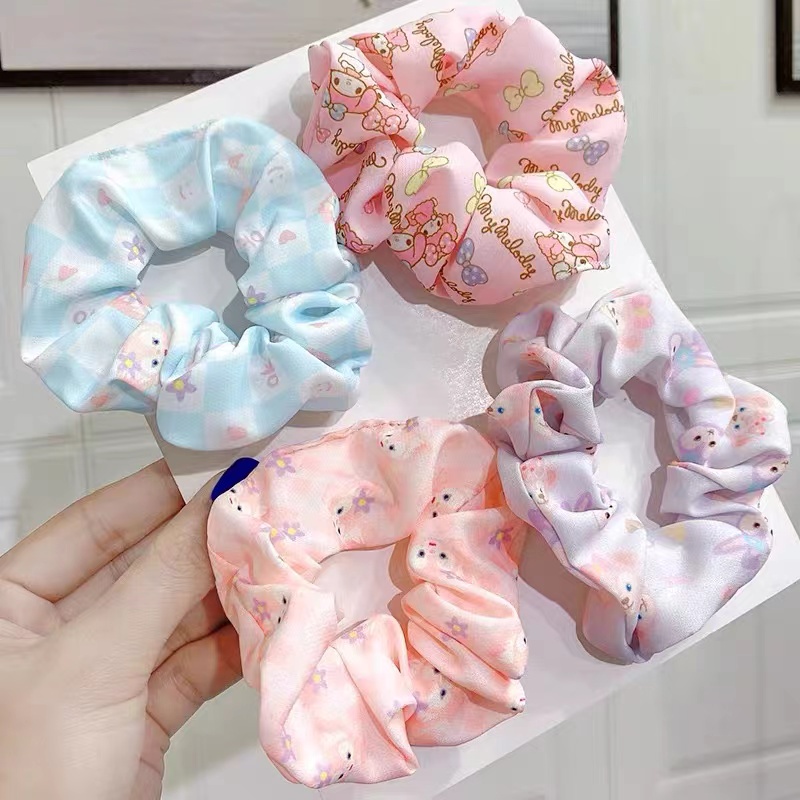 Dây Cột Tóc Hình Ngôi Sao / Thỏ Tai To Dễ Thương Phong Cách Hàn Quốc