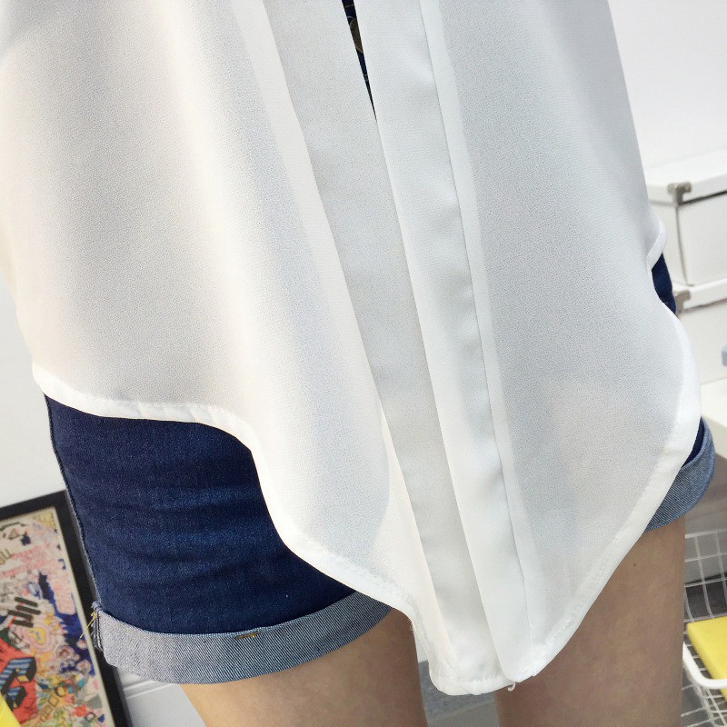 FREESHIP ĐƠN 99K_ Áo Cardigan Ngắn Tay Chất Liệu Chiffon Cho Nữ