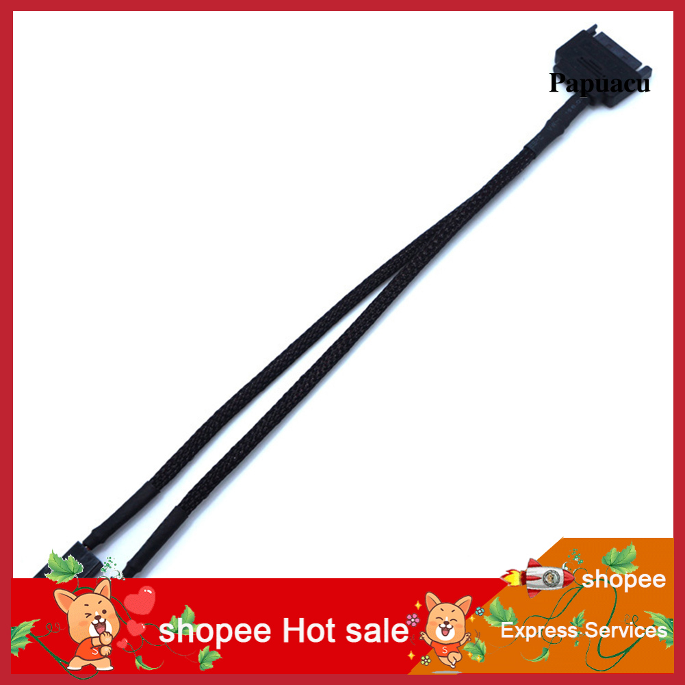 Dây Cáp Chuyển Đổi Nguồn Papuacu Sata 15pin Sang Hai Chiều 3 / 4pin Cho Quạt Tản Nhiệt | BigBuy360 - bigbuy360.vn