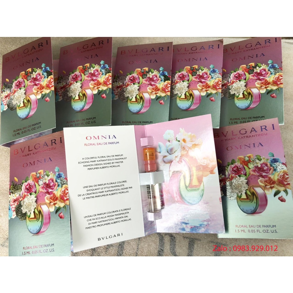 Mẫu thử nước hoa Bvlgari by Mary Katrantzou Omnia Floral