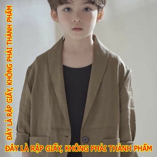 Rập giấy 30098 - blazer hoàng tử - size nhỏ