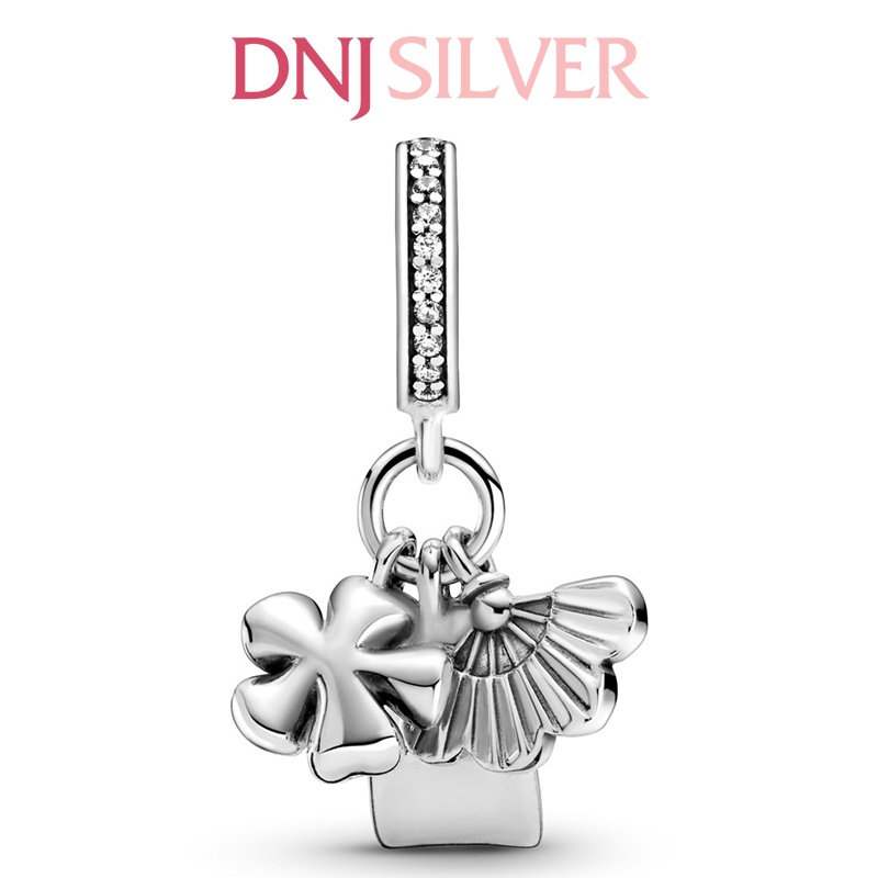 [Hàng cao cấp] Charm bạc 925 cao cấp, hàng chuẩn bạc - Charm Japanese Sakura, Omamori &amp; Fan thích hợp để mix vòng tay